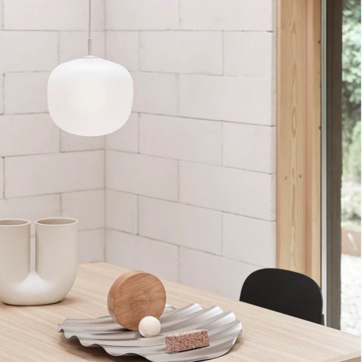 Hailie Modern Rund Metall Glas Pendelleuchte Licht Schlafzimmer Esszimmer