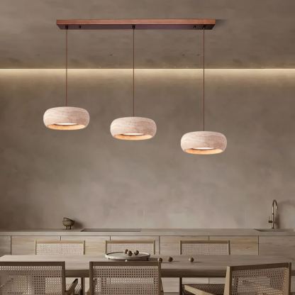 Ozawa Modern Round Cement Pendant Light Shades Bedroom Dining Room