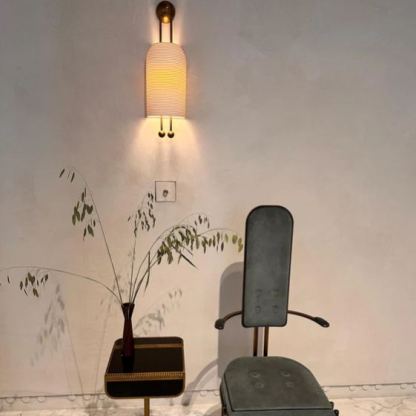 Alessio Metall Glas Weiße Wandlampe Esszimmer Schlafzimmer