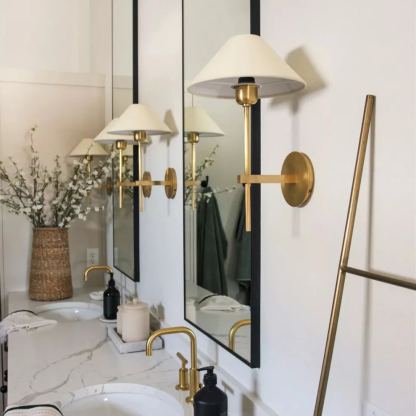 Alessio Vintage Classical Metal Wall Light Bathroom Bedroom Living Room