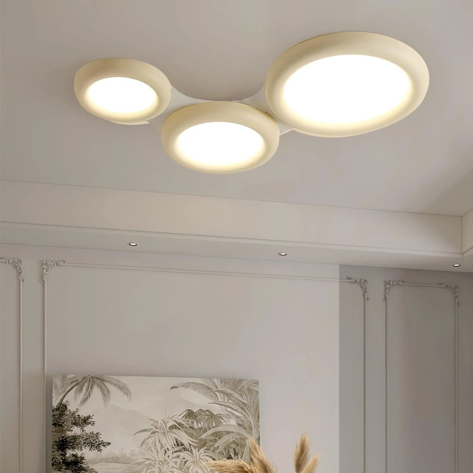 Quinn Modern Rund LED Acryl Deckenleuchte Schlafzimmer Wohnzimmer