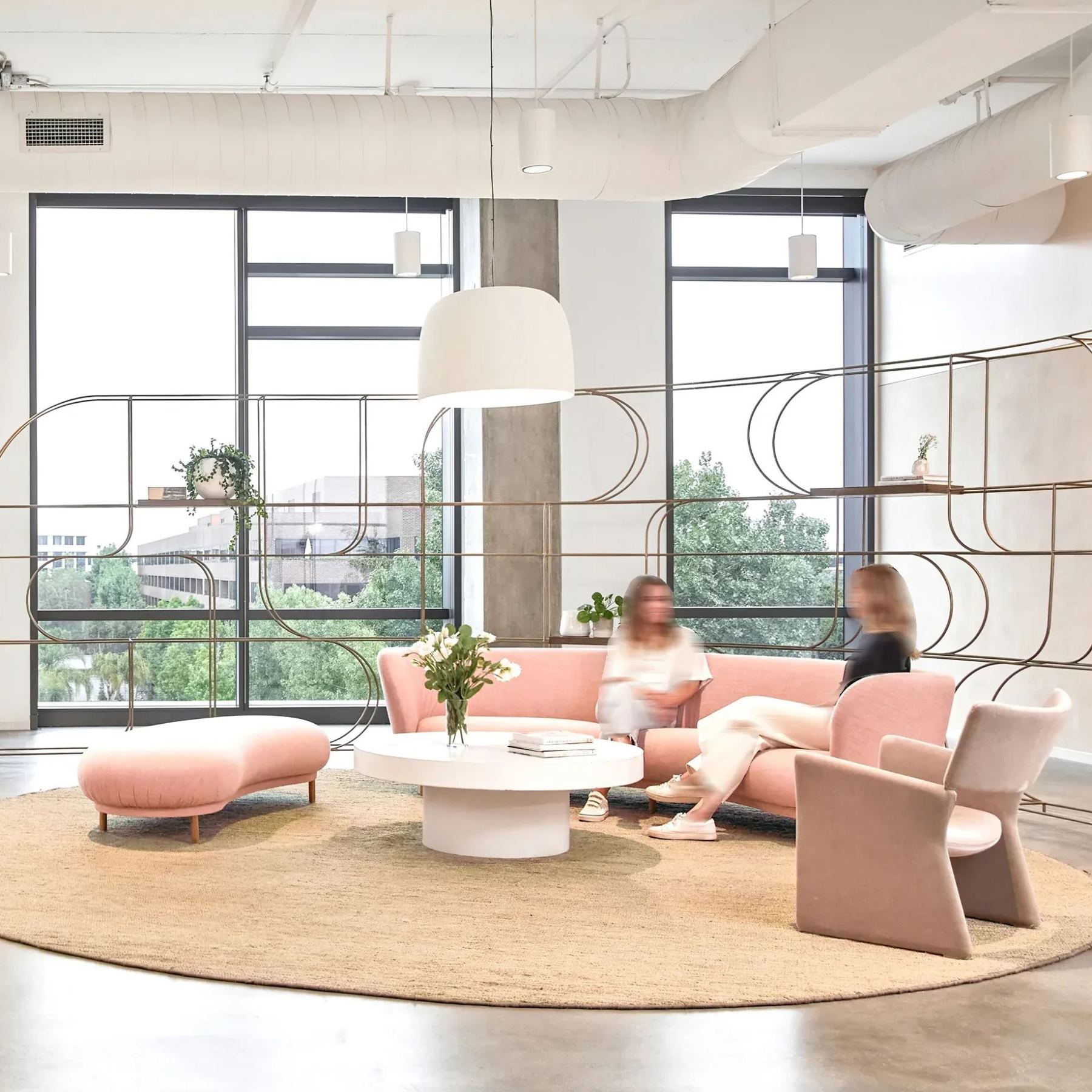 Carins Modern Rund Metall Pendelleuchte Wohnzimmer Arbeitszimmer