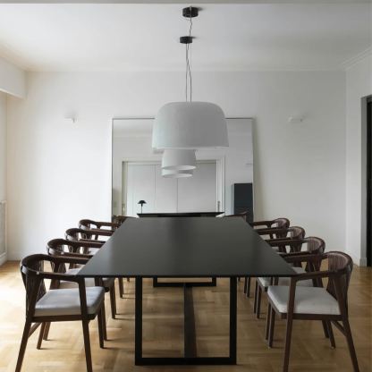 Carins Modern Rund Metall Pendelleuchte Wohnzimmer Arbeitszimmer