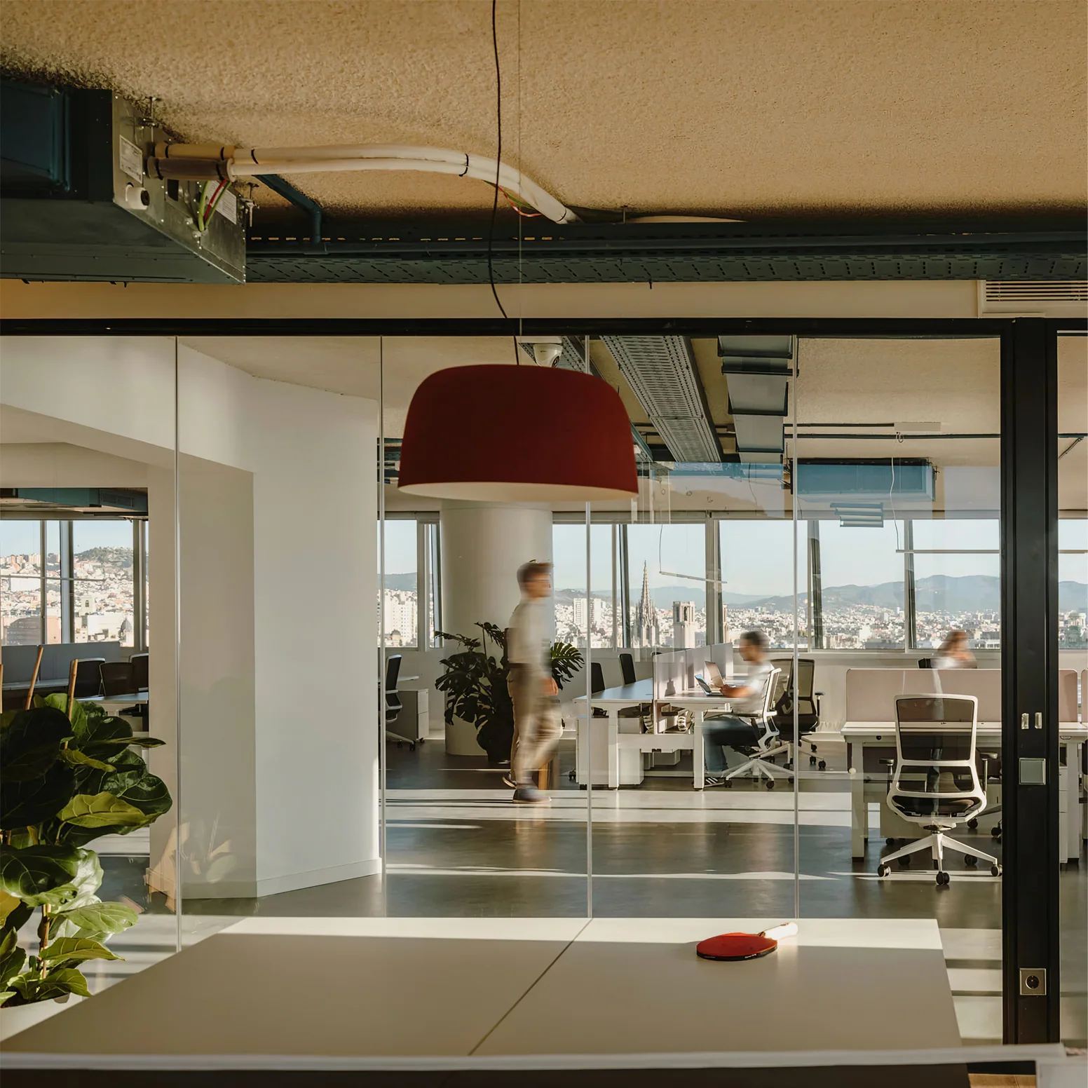 Carins Modern Rund Metall Pendelleuchte Wohnzimmer Arbeitszimmer