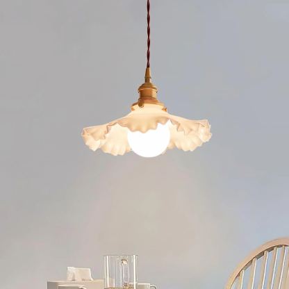Carins Vintage Blume Glas Pendelleuchte Schirme Schlafzimmer Esszimmer
