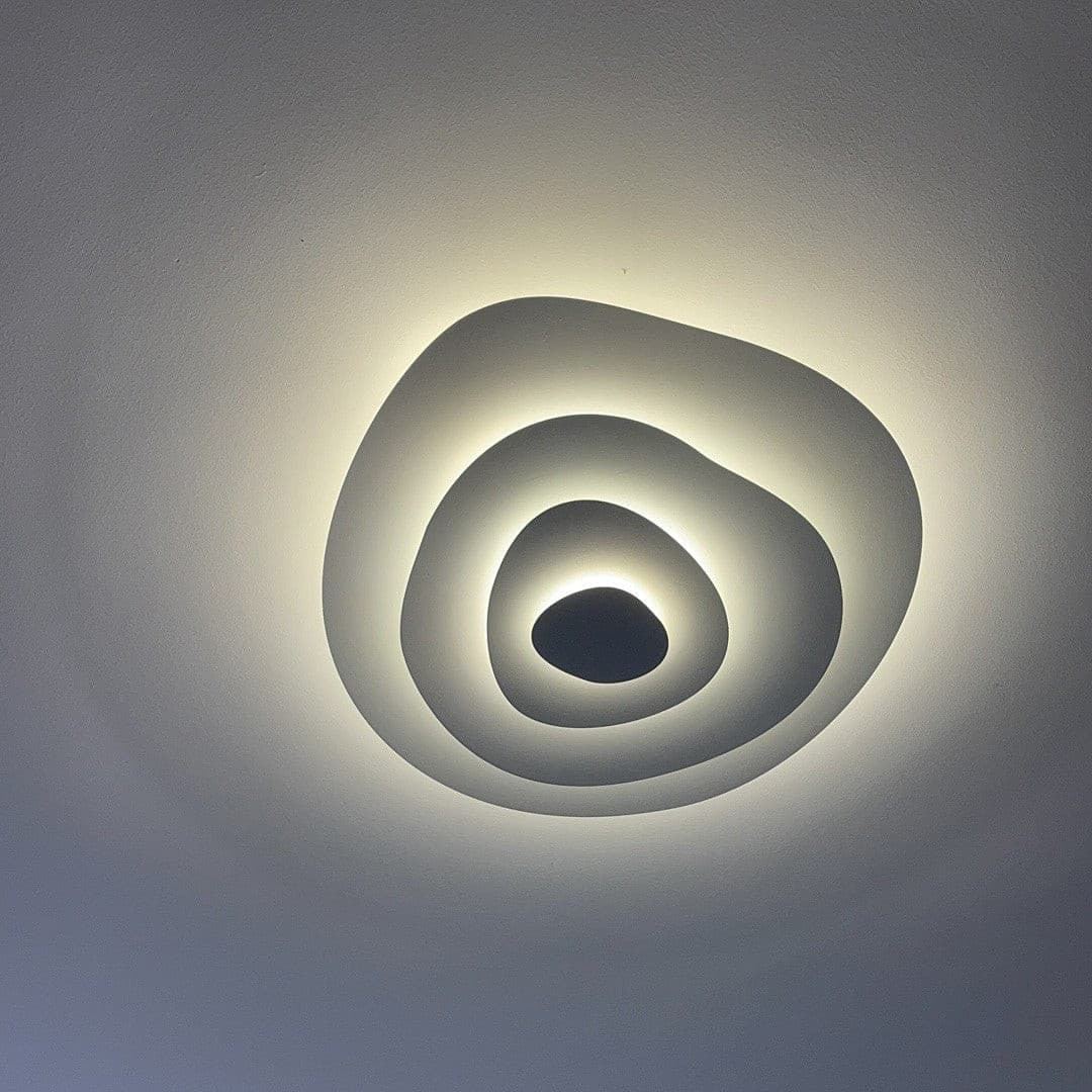 Quinn Modern Wellenform Metall Deckenleuchte Schlafzimmer Wohnzimmer