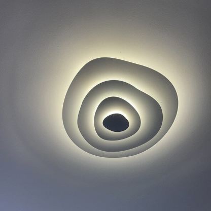 Quinn Modern Wellenform Metall Deckenleuchte Schlafzimmer Wohnzimmer