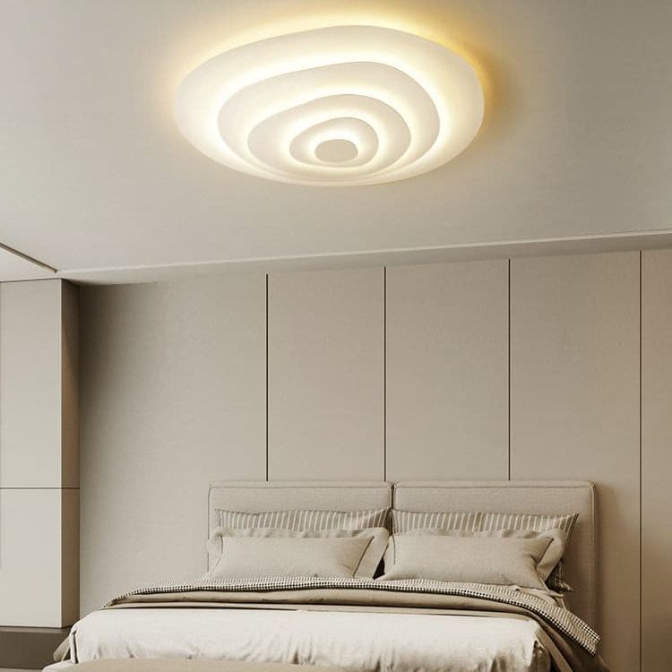 Quinn Modern Wellenform Metall Deckenleuchte Schlafzimmer Wohnzimmer