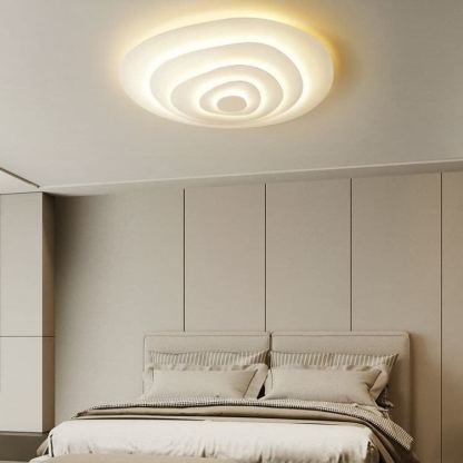 Quinn Modern Wellenform Metall Deckenleuchte Schlafzimmer Wohnzimmer