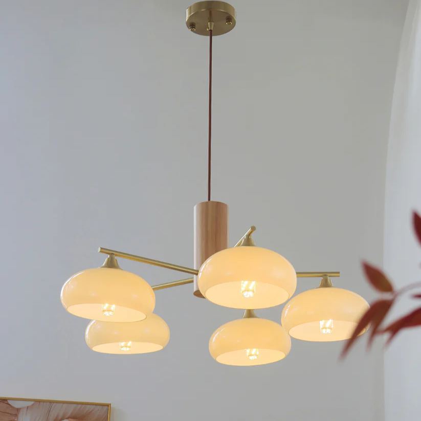 Valentina Modern Metall Glas Elliptisch Pendelleuchte Schirme Wohnzimmer Esszimmer