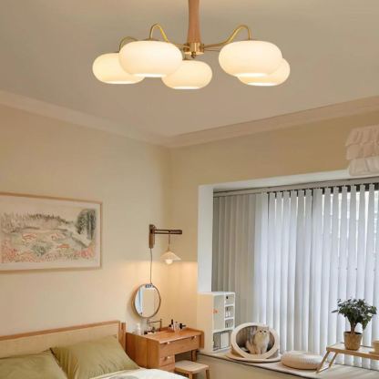 Valentina Jahrgang Metall Holz Kronleuchter Schlafzimmer Wohnzimmer
