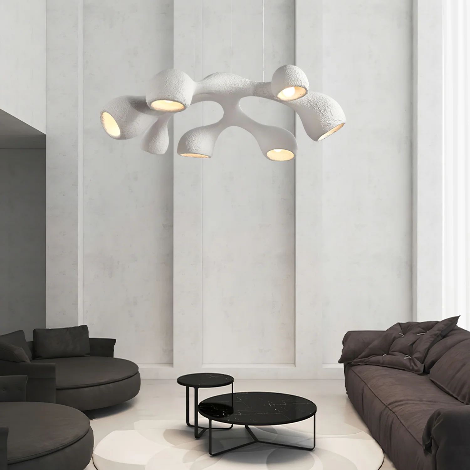 Quinn Modern Minimalismus Polystyrol Pendelleuchte Wohn-Esszimmer