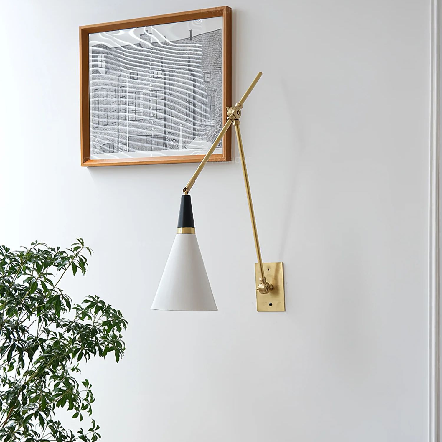 Alessio Modern Urban Metall Wandleuchte Wohnzimmer Schlafzimmer Badezimmer