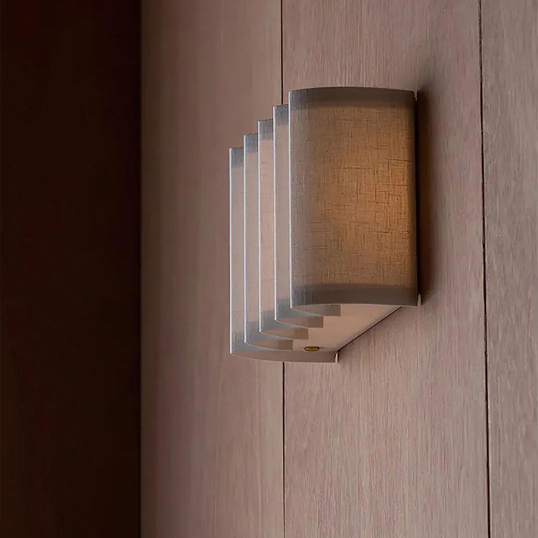Renée Natural Fabric Wall Lamp Dining Room Bedroom