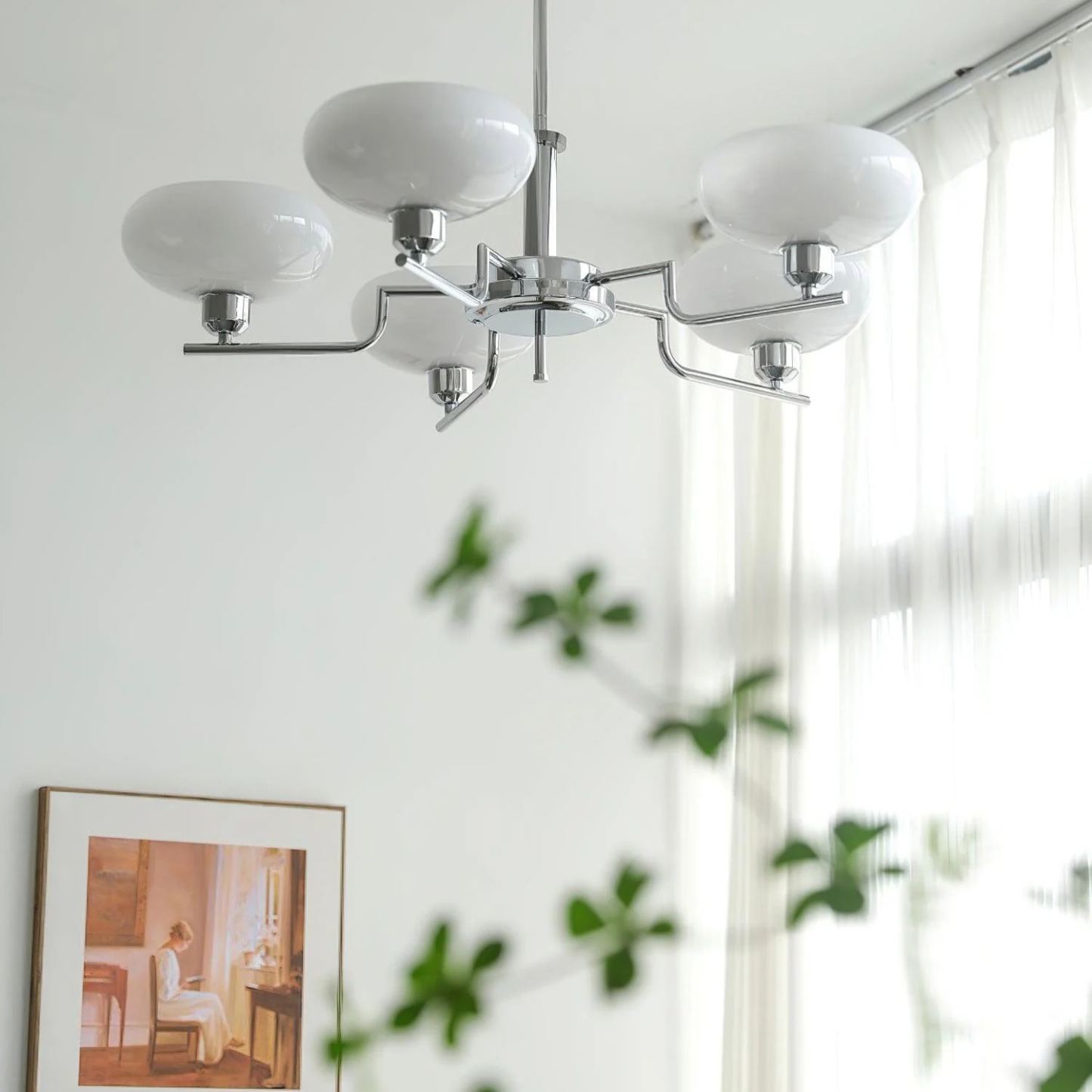Valentina Jahrgang Antiquität Metall Glas Kronleuchter Leben Esszimmer