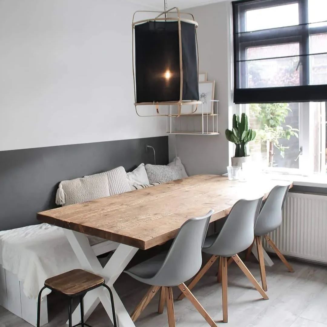 Ozawa Modern Hütte Stoff Pendelleuchte Farbtöne Wohn-Esszimmer Schlafzimmer