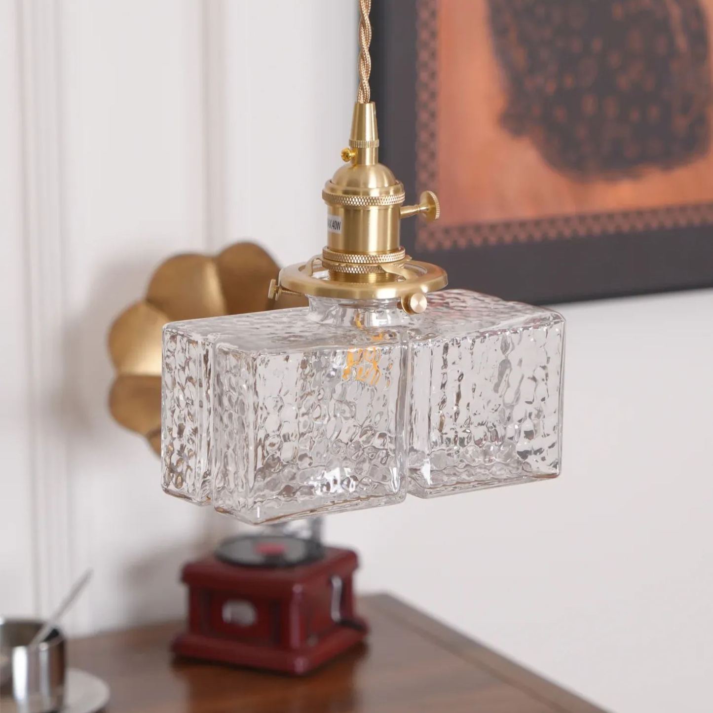 Alessio Vintage Luxury Glass Pendant Light Shades Dining Room Bedroom