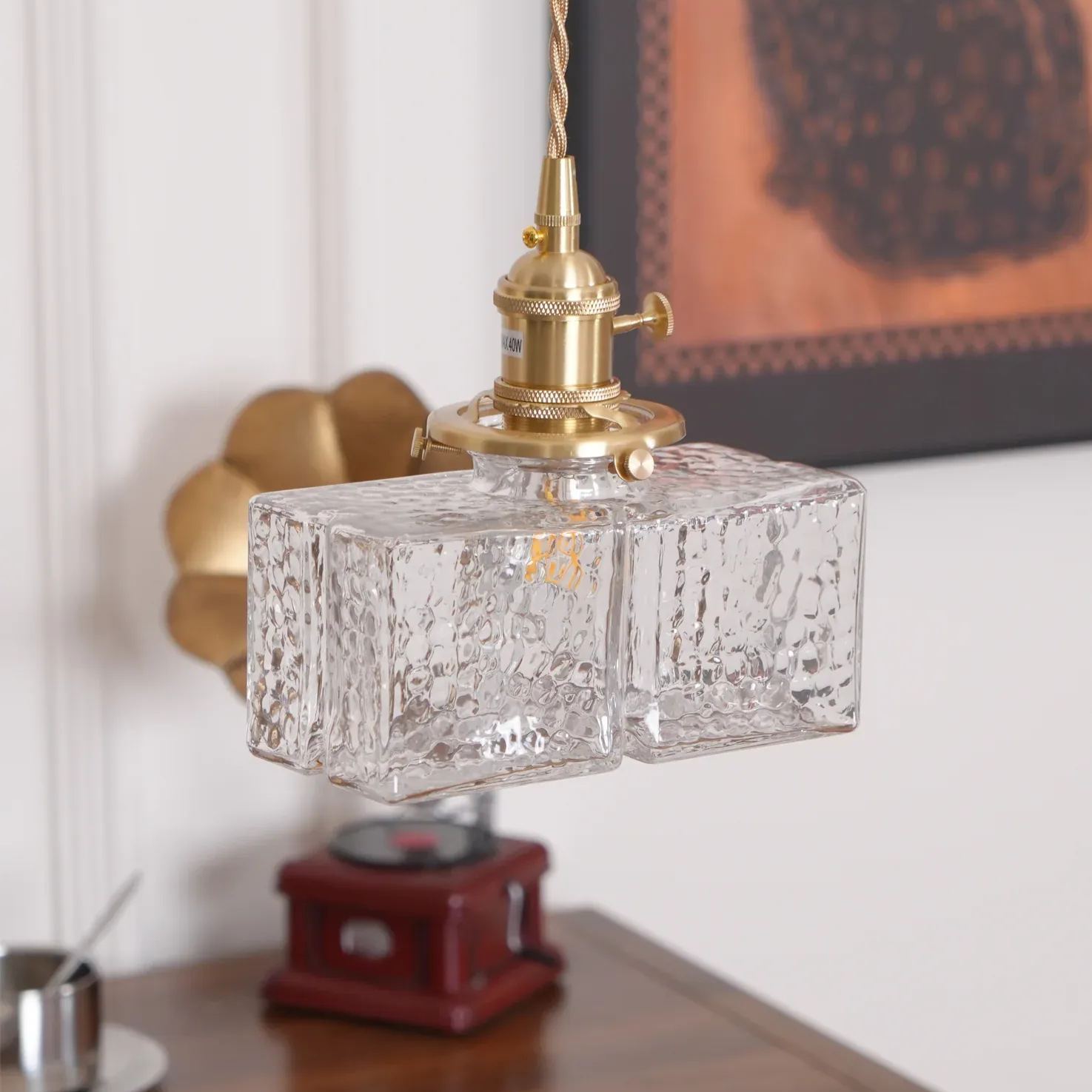 Alessio Vintage Luxury Glass Pendant Light Shades Dining Room Bedroom