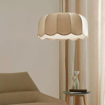 Renée Cottage Banana Leaf Fabric Pendant Light Shades Bedroom Living Room