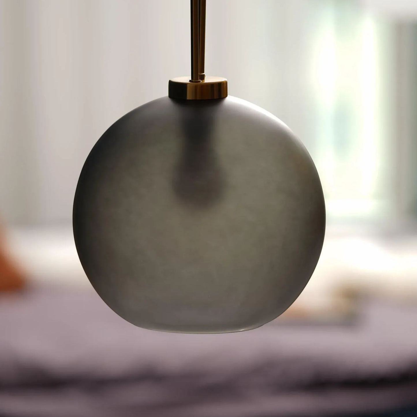 Hailie Modern Runden Glas Pendelleuchte Schlafzimmer Flur Wohnzimmer