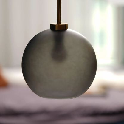 Hailie Modern Runden Glas Pendelleuchte Schlafzimmer Flur Wohnzimmer