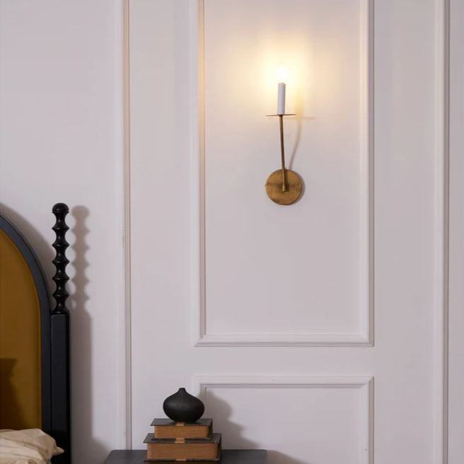 Alessio Vintage Kerze Metall Wandleuchtenbefestigung Flur Schlafzimmer Badezimmer
