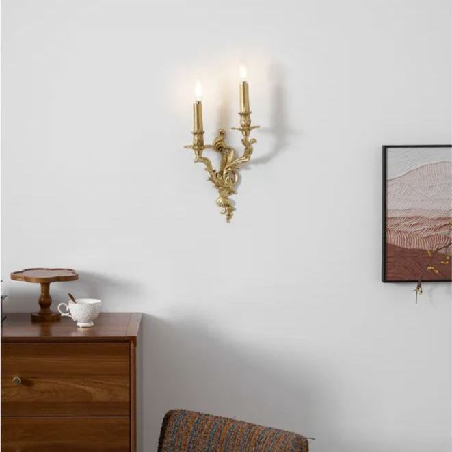 Alessio Vintage Palast Kerze Wandleuchte Wohnzimmer Schlafzimmer Badezimmer