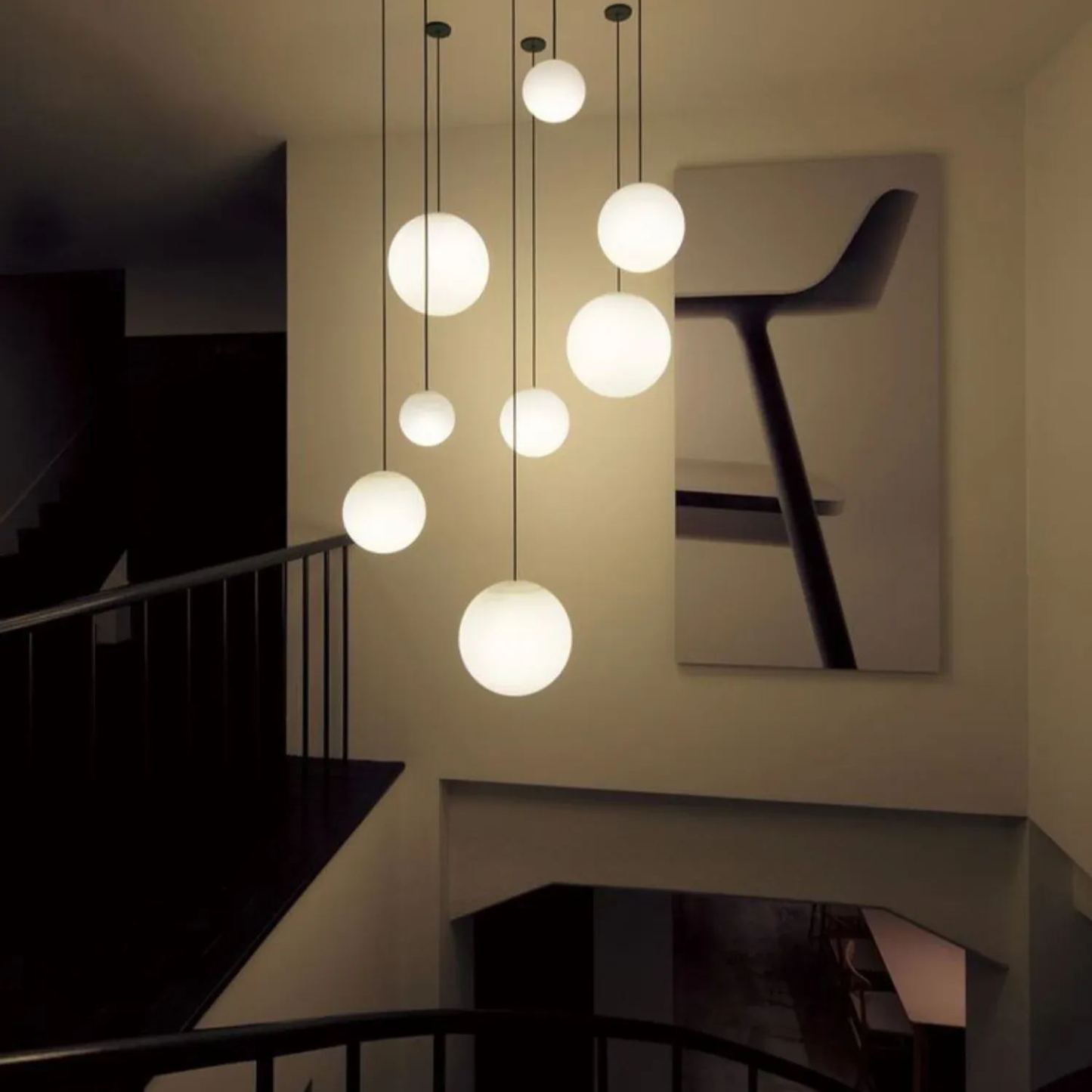 Hailie Modern Minimalism Glass Pendant Light Dining Room Bedroom