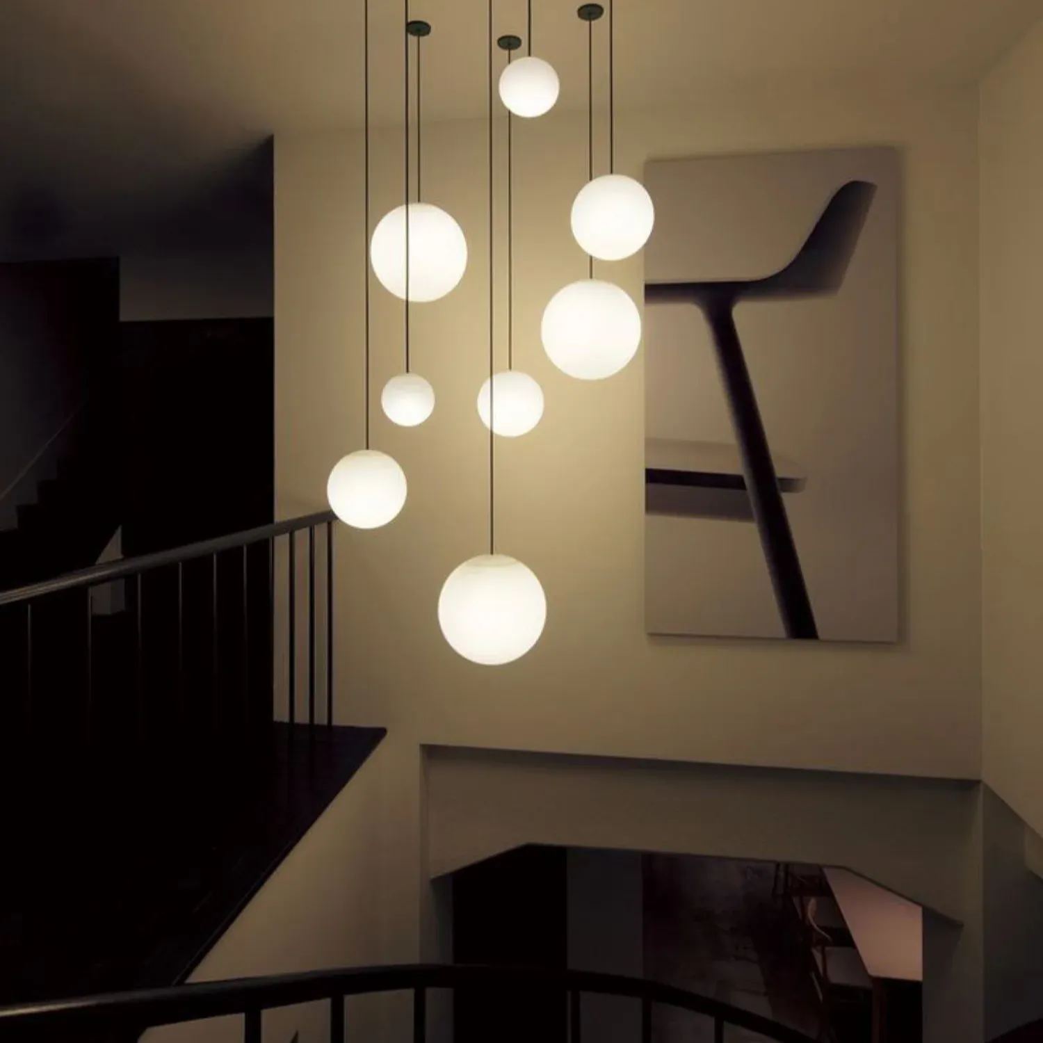 Hailie Modern Minimalism Glass Pendant Light Dining Room Bedroom
