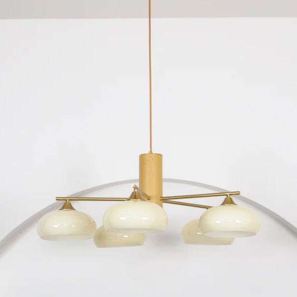 Valentina Modern Metall Glas Elliptisch Pendelleuchte Schirme Wohnzimmer Esszimmer