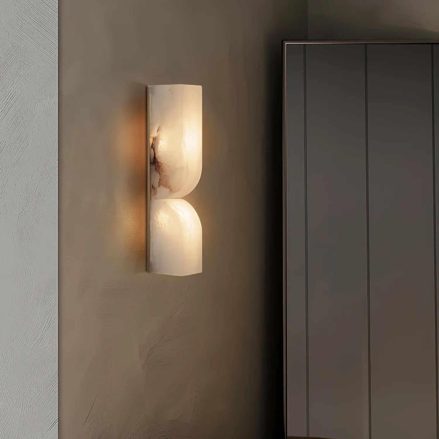 Jade Alabaster Rechteckig Modern Wandleuchte Schirme Flur Schlafzimmer