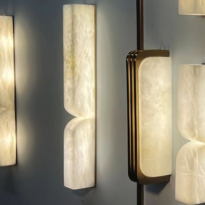 Jade Alabaster Rechteckig Modern Wandleuchte Schirme Flur Schlafzimmer
