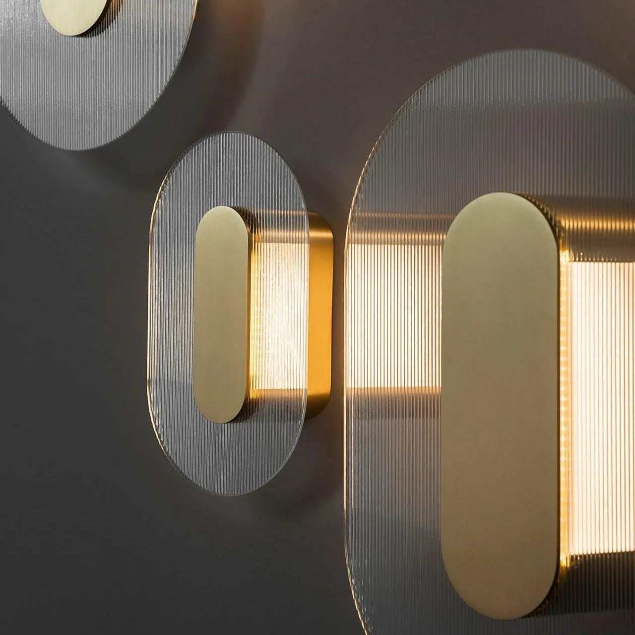 Orr Minimalismus Metall Glas Wandleuchte Esszimmer Schlafzimmer