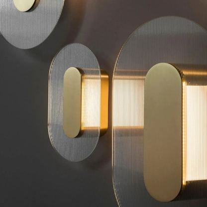 Orr Minimalismus Metall Glas Wandleuchte Esszimmer Schlafzimmer