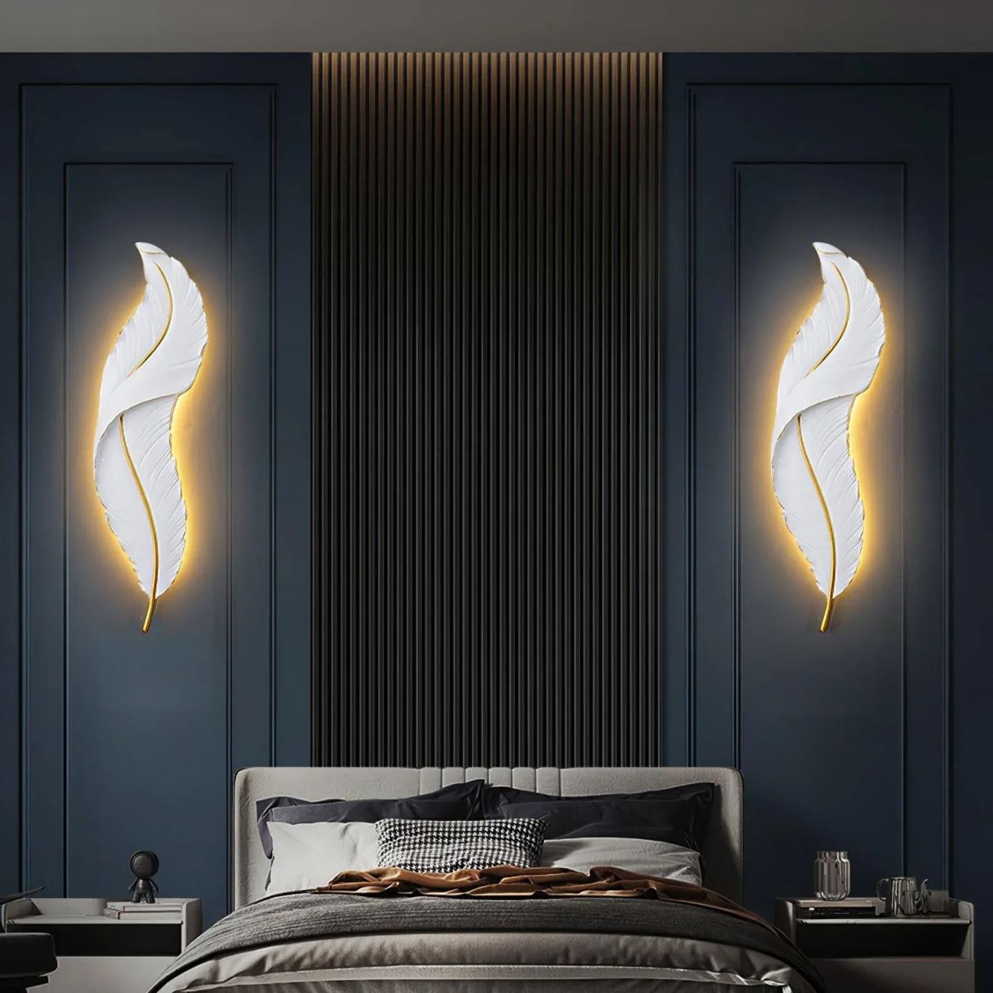 Ozawa Natürlich LED Harz Wandleuchte Esszimmer Schlafzimmer
