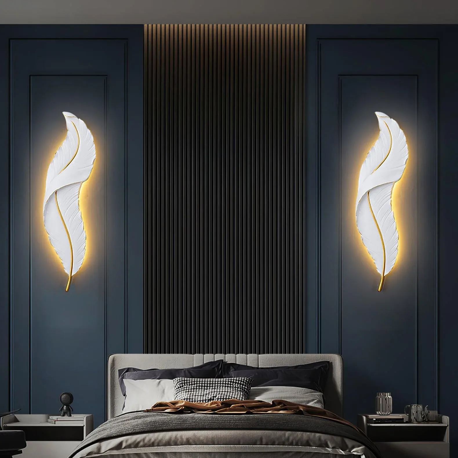 Ozawa Natürlich LED Harz Wandleuchte Esszimmer Schlafzimmer