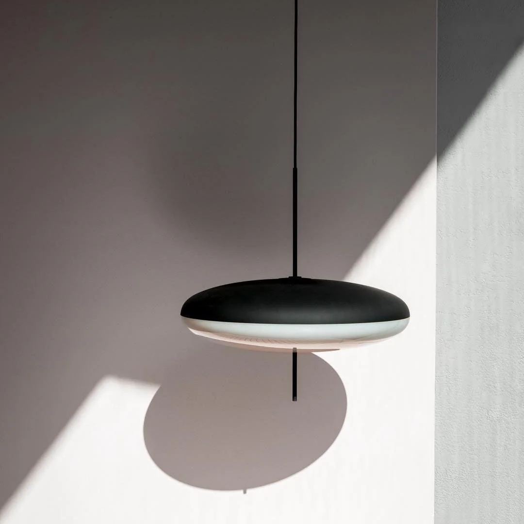 Leilani Modern LED Pendelleuchte Weiß Oval Wohnzimmer/Esszimmer Metall