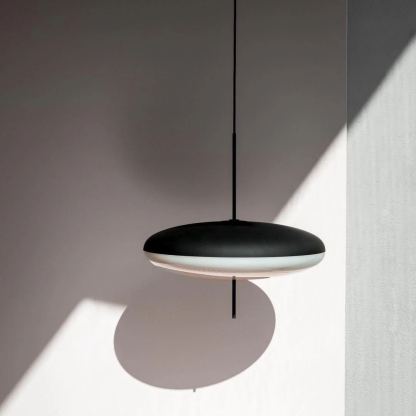 Leilani Modern LED Pendelleuchte Weiß Oval Wohnzimmer/Esszimmer Metall