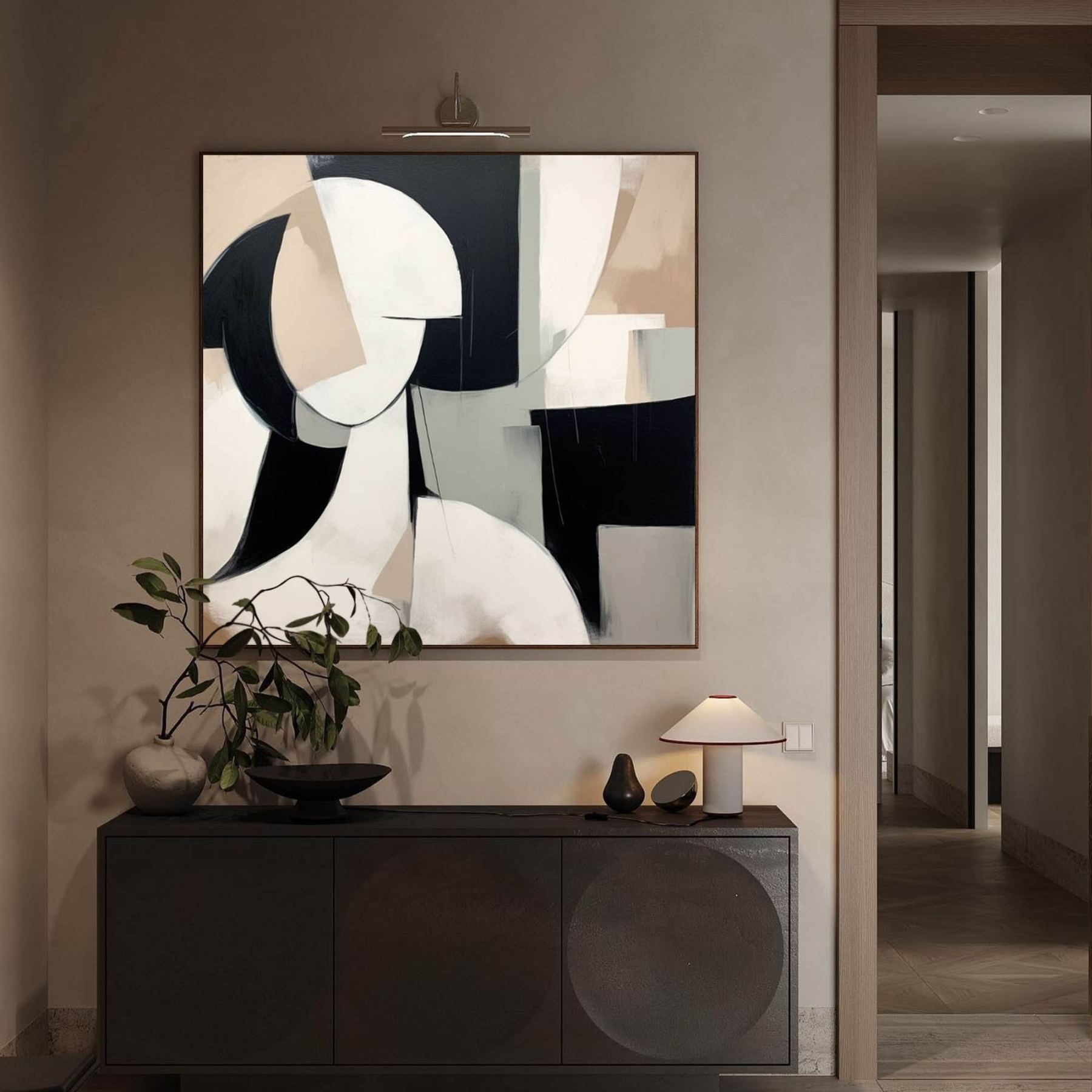 Wabi-Sabi Abstrakte Kunst #MS046