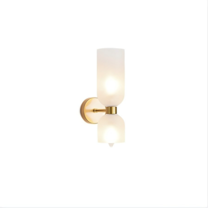 Hailie Modern LED Wandleuchte Blau/Grau/Weiß Metall Schlafzimmer
