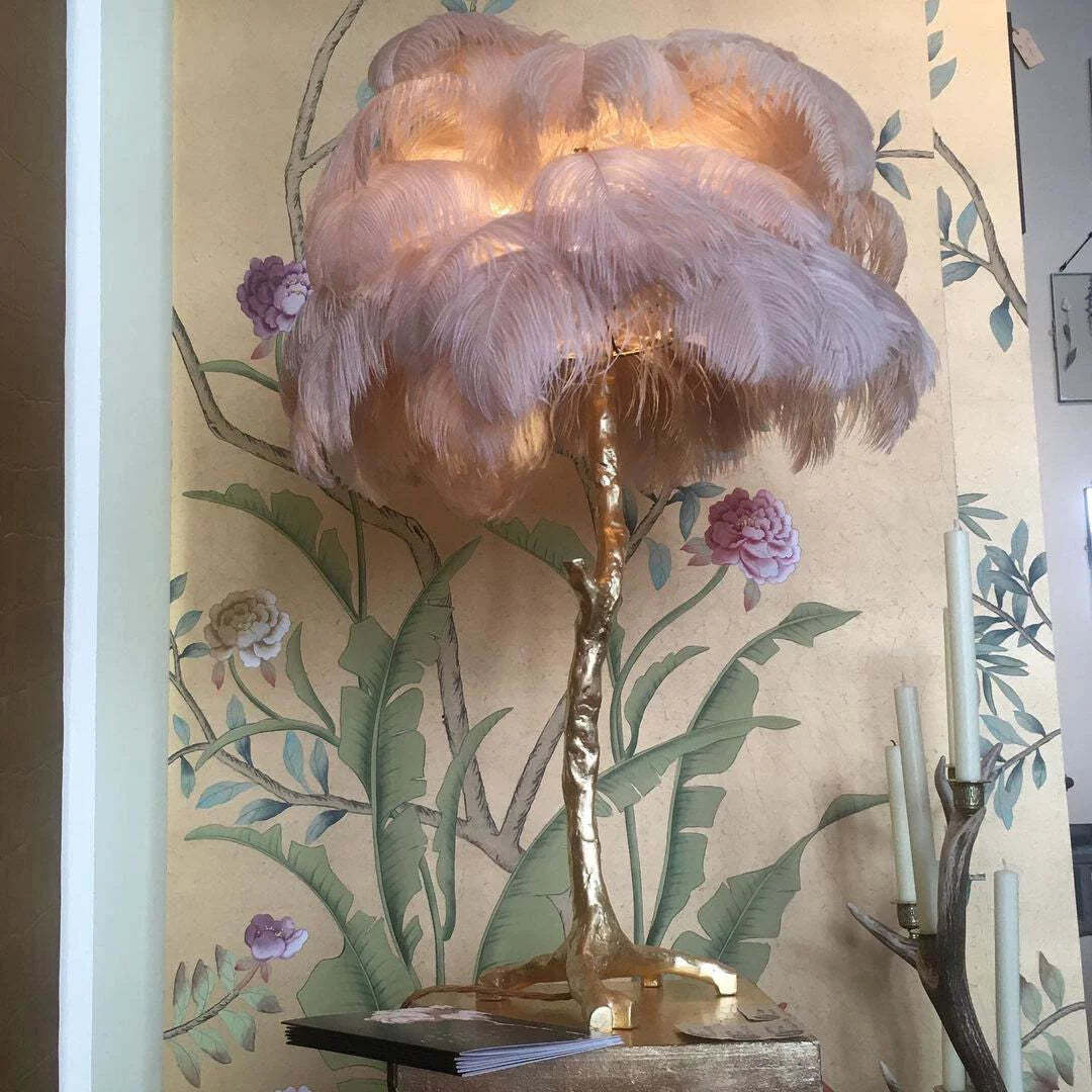 O'Moore Modern Mehrfarbig LED Stehlampe Feder Esszimmer/Wohnzimmer