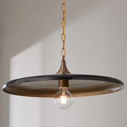 Alessio Vintage Metall Pendelleuchte Weiß/Schwarz/Gold Wohnzimmer