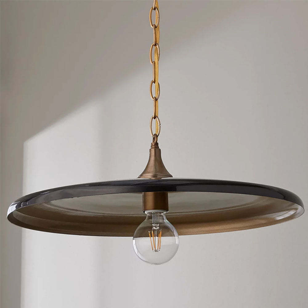 Alessio Vintage Metall Pendelleuchte Weiß/Schwarz/Gold Wohnzimmer