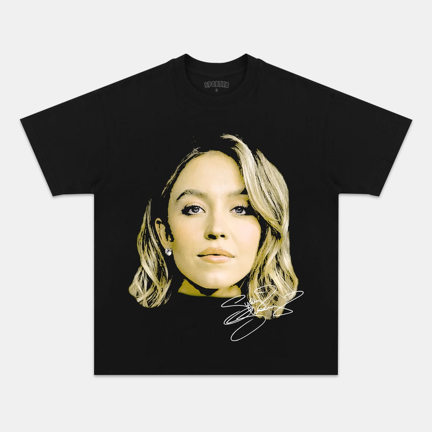 SYDNEY SWEENEY BIG FACE TEE Lacetease