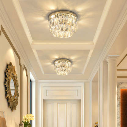Kristy Luxe Ronde LED Plafondlamp Goud Woonkamer