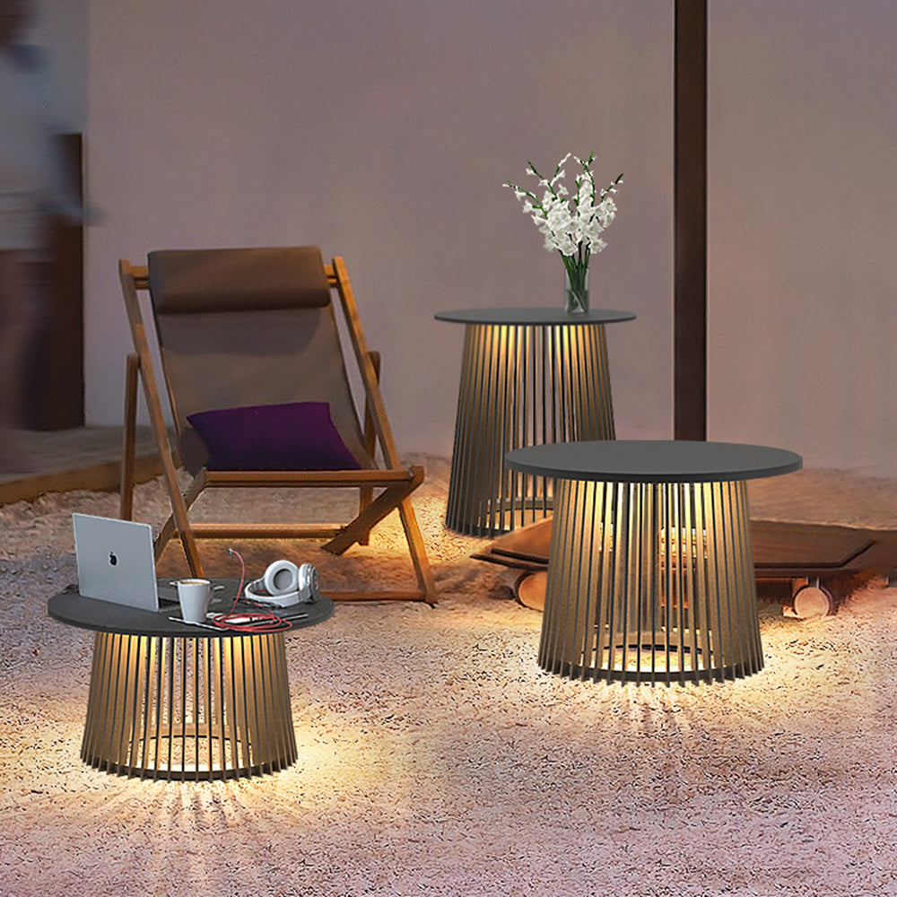Orr Moderne Design Buiten Vloerlamp Zwart Metaal /Acryl Buitenlamp