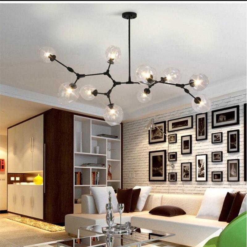 Valentina Ronde LED Hanglampen Metaal Glas Slaapkamer Woonkamer