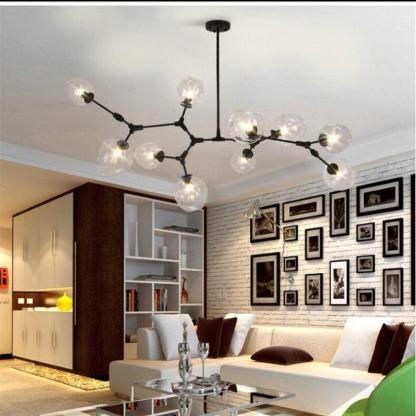 Valentina Ronde LED Hanglampen Metaal Glas Slaapkamer Woonkamer