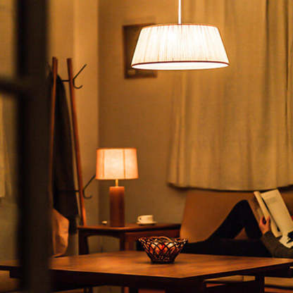 Renée Moderne Design LED Geplooide Hanglamp Metaal/Stof Woonkamer/Eetkamer/Slaapkamer