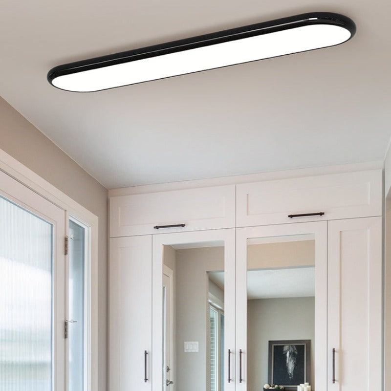 Ozawa Moderne LED Plafondlamp Metaal Acryl Zwart Geel Woonkamer